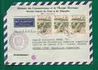 TRAIN - BUSES - TRUCKS - SHIPS - On AUSTRIA Official Cover To ARGENTINA With Strip Of 3 - Yvert # 926 - Other (Earth)