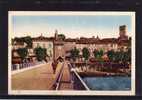 30 SOMMIERES Pont, Vue Générale, Animée, Colorisée, Ed CIM, 1953 - Sommières