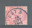 Timbre No 38 Cachet Simple Cercle AMBULANT EST 3  --  6/915 - 1883 Leopold II.