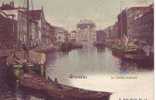 BRUXELLES = Top Cp Couleur - Le Théâtre Flamand + Canal Et Péniches (Nels  N° 16) 1901 - Hafenwesen