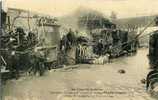 94 - VAL De MARNE - IVRY Sur SEINE - INONDATION EXPLOSION Et INCENDIE De L´USINE PAGES CAMUS En 1910- POMPIER Au TRAVAIL - Ivry Sur Seine