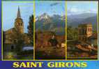 CPM. SAINT GIRONS. LES BORDS DE SALAT MASSIF DU VALIER.ST LIZIER. DATEE 2000. - Saint Girons