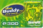 PHILIPPINES 300 PESOS  GSM  MOBILE   CALL & TEXT BOY & WOMAN GREEN BUDDY CARD READ DESCRIPTION !! - Philippines