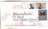 GOOD Postal Cover USA ( Las Vegas ) To ESTONIA 2002 - Good Stamped: Stilwell; Nash; Coat Of Arm - Covers & Documents