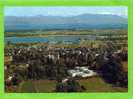 DIVONNE LES BAINS VUE AERIENNE  CARTE PHOTO EN TRES BON ETAT - Divonne Les Bains