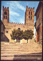 CPM Neuve 66 ELNE La Cathédrale Sainte Eulalie La Façade - Elne