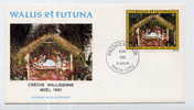 Wallis Et Futuna  Premier Jour 1981 Crêche Wallisienne 1 ENVELOPPE - Sonstige & Ohne Zuordnung
