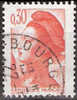 Timbre France Y&T N°2182 (01) Obl. Liberté De Gandon. 30 C. Orange. Cote 0.15 € - 1982-1990 Liberty Of Gandon