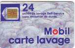 CARTE LAVAGE MOBIL 24 UNITES BON ETAT - Car Wash Cards