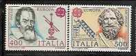 EUROPA-CEPT - ITALY - ITALIA - 1983 - Yvert # 1574/5 - Sassone # 1640/1 - MNH - 1983