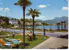 CPSM. PARADISO-LUGANO. Vue Promenade Au Lac.  1974. (animée)(envoi Gratuis) - Paradiso