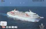 Telefonkarte Télécarte Ship Bateau Schiff Schip Boot (29)  Phonecard Japon Japan - Schiffe