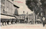 St Girons - Entrée Du Champ De Mars - Les Terrasses Des Cafés Et La Mairie - Saint Girons