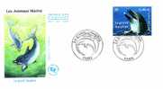 Env. FDC Le Grand Dauphin 2002 - Delfines