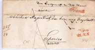 A-V067/ - ÖSTERREICH - Wien, Franco (beides In Schreibschrift) 1848 Nach Eperies - ...-1850 Prephilately