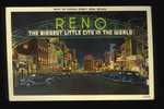 Night On Virginia Street Reno -  Nevada 1939 - Reno