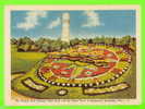 SPRINGFIELD,MA. - THE HILLCREST PARK CEMETERY FLORAL CLOCK - - Springfield