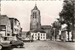 MOL  :  MARKT  ,  GEMEENTEHUIS  EN  KERK  AVEC OLDTIMERS - Mol