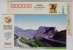 Water Aqueduct,CN02 Jiyuan Water Conservancy Bureau Adv Pre-stamped Card,Qin River To Mang River Water Transfer Project - Eau