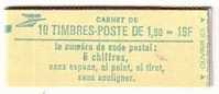 E653 - FRANCE Yv N°2424 ** CARNET DE 10 TP - Andere & Zonder Classificatie