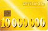 CZECH  REPUBLIC 50 U  AD 10.000.000 CARDS  ISSUED   CHIP READ DESCRIPTION !! - Czech Republic