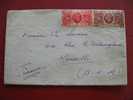 MARCOPHILIE LETTRE DE GRANDE BRETAGNE GREAT BRITAIN 1935 SILVER JUBILEE P/MARSEILLE FRANCE - Marcophilie