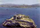 MARSEILLE  -  N° 1007 -  Vue Aérienne Du Chateau D´IF, Dans Le Fond, Basilique ND De La Garde - Château D'If, Frioul, Islands...