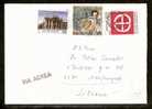 Vatican 1990 Airmail Cover To Lithuania Franking Mi# 984, 1002, 1081 - Brieven En Documenten