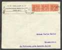 FRANCE, 50 CENTIMES B.I.T 3x On Cover To Switzerland! - Brieven En Documenten