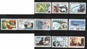 AAT 1966-68 Def Set Penguins Aurora Antarctic MNH - Unused Stamps