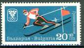 Sport - Ski Alpin, Slalom - BULGARIE - Jeux Olympiques De Grenoble - N° 1555 ** - 1967 - Neufs