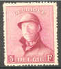 Albert I Casque, COB 177 * MH, Cote € 184.00 Bien Centré - 1919-1920  Re Con Casco