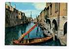 Chioggia 1950c Canal Vena Splendida Con Pescatore In Barca - Chioggia