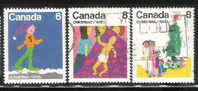 Canada 1975 Christmas Designs By School Children Used - Gebraucht