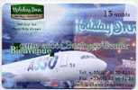 INTERNET  PASSMAN  CARD  HOLIDAY INN   AVION A330   15UT - Autres & Non Classés