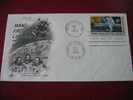 MARCOPHILIE 1ER JOUR D'EMISSION FIRST DAY COVER WASHINGTON  SEP/9/1969 FIRST MAN IN THE MOON APOLLO 11 1ER HOM SUR LUNE - 1961-1970