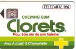 CLORETS CHEWING GUM 120U SC4 11.92 ETAT COURANT - 1992