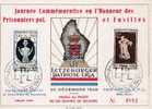 Spez109/ LUXEMBURG  -   Caritas 1945, ErstTagskarte/first Day Card, Politische Gefangene. Political Prisoners - 1940-1944 Occupation Allemande