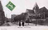 60 MOUY Rue De La Gare   Beau Plan Animé  1908 - Mouy