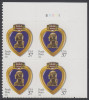 !a! USA Sc# 3784 MNH PLATEBLOCK (UR/B1111) - Purple Heart - Neufs