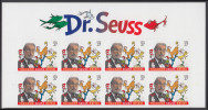 !a! USA Sc# 3835 MNH BLOCK(8) W/ Top-Label - Dr. Seuss - Nuovi