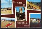 34 FRONTIGNAN Plage, Multivue, Ed SL 16308, CPM 10x15, 1966 - Frontignan