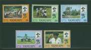 38N0061 Scoutisme 657 à 661 Vanuatu 1982 Neuf  ** - Altri & Non Classificati