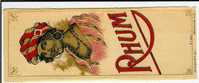 RHUM N° 560 - Imprimerie Gougenheim Lyon - 10 Etiquettes Identiques - Rhum