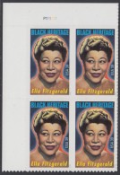 !a! USA Sc# 4120 MNH PLATEBLOCK (UL/P111111/a) - Ella Fitzgeralda - Nuevos