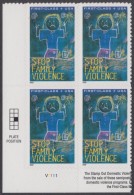 !a! USA Sc# B3 MNH PLATEBLOCK (LL/V1111/a) - Stop Family Violence - Nuevos