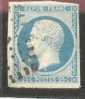 N°10 25C Bleu & Bleu Laiteux. Cote 120€ - 1852 Luigi-Napoleone