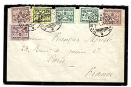 VAT064 / - VATIKAN -  Trauerbrief 1930 Nach Paris Mit Freimarken 1929 - Lettres & Documents