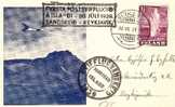 ISL036 / ISLAND -  Erstflug 1939 Auf Bildkarte Mit Geysirmarke 15 Aur (first Flight) - Brieven En Documenten