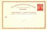 ISL043 / ISLAND -  Ganzsachenkarte P 58 ** - Postal Stationery